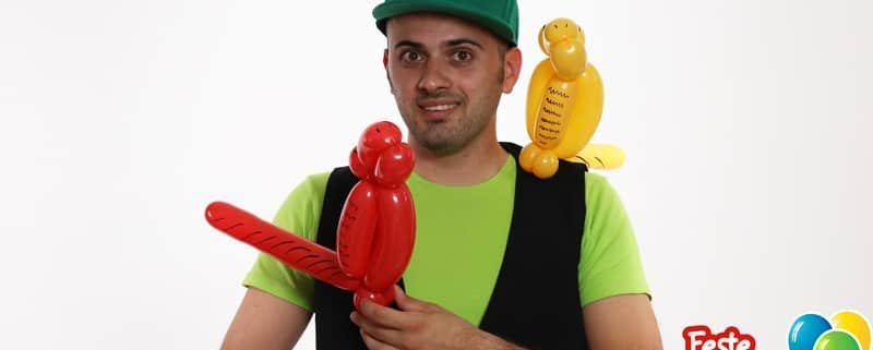 Video sculture palloncini - Il Pappagallo