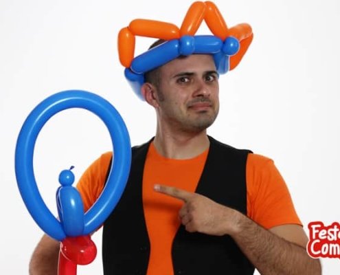 Sculture di palloncini - la Corona de Re