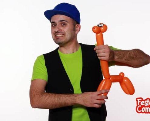 Animali con i Palloncini - la Giraffa