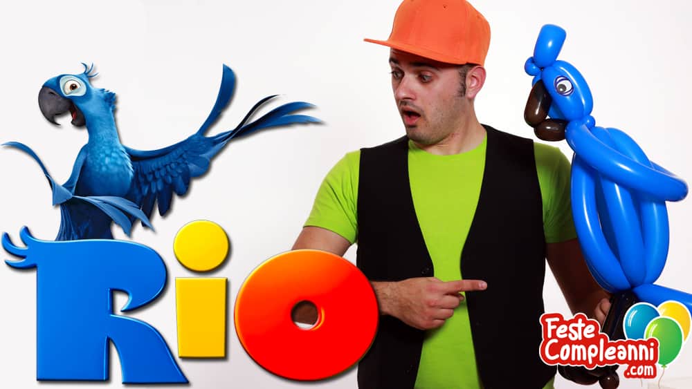 Film Rio - Il Pappagallo Blu con i Palloncini