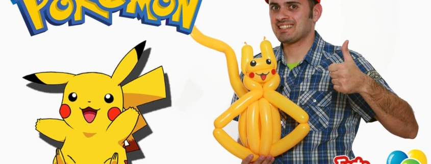 Pokemon Pikachu - Sculture con Palloncini