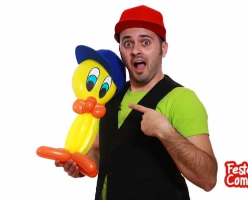 Il Canarino Titti - Scultura con i Palloncini