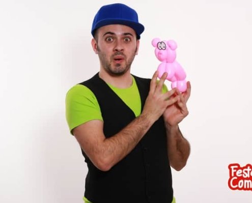 Maialino con Palloncini - Balloon Animal