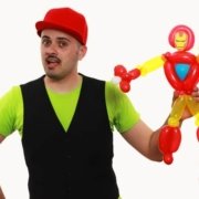 Iron Man Balloon - Scultura con Palloncini
