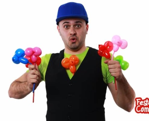 Giocare con i palloncini - Topolino Salterino