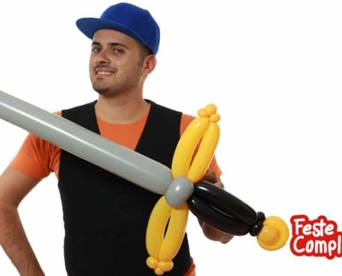 Excalibur - Scultura con i palloncini